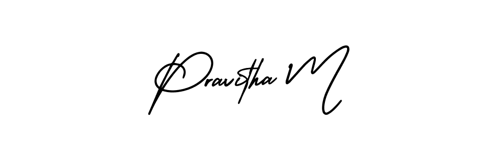 Best and Professional Signature Style for Pravitha M. AmerikaSignatureDemo-Regular Best Signature Style Collection. Pravitha M signature style 3 images and pictures png