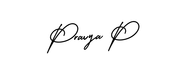 Check out images of Autograph of Pravya P name. Actor Pravya P Signature Style. AmerikaSignatureDemo-Regular is a professional sign style online. Pravya P signature style 3 images and pictures png