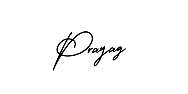 How to make Prayag signature? AmerikaSignatureDemo-Regular is a professional autograph style. Create handwritten signature for Prayag name. Prayag signature style 3 images and pictures png