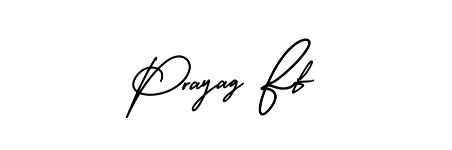 if you are searching for the best signature style for your name Prayag Ff. so please give up your signature search. here we have designed multiple signature styles  using AmerikaSignatureDemo-Regular. Prayag Ff signature style 3 images and pictures png