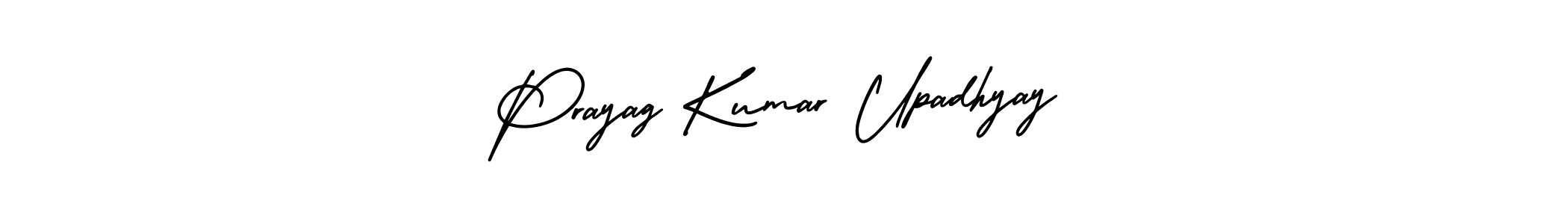 How to make Prayag Kumar Upadhyay name signature. Use AmerikaSignatureDemo-Regular style for creating short signs online. This is the latest handwritten sign. Prayag Kumar Upadhyay signature style 3 images and pictures png