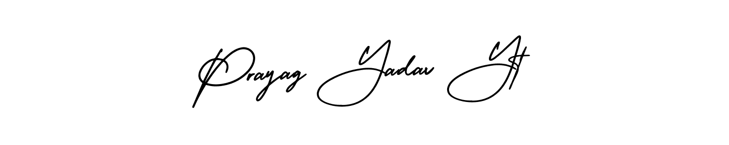 Make a beautiful signature design for name Prayag Yadav Yt. With this signature (AmerikaSignatureDemo-Regular) style, you can create a handwritten signature for free. Prayag Yadav Yt signature style 3 images and pictures png
