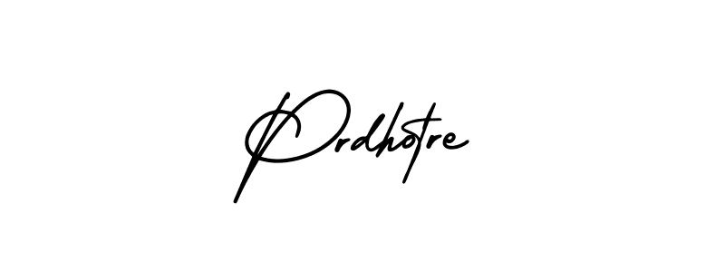 Use a signature maker to create a handwritten signature online. With this signature software, you can design (AmerikaSignatureDemo-Regular) your own signature for name Prdhotre. Prdhotre signature style 3 images and pictures png