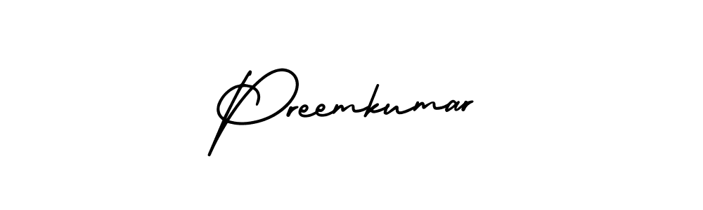 Similarly AmerikaSignatureDemo-Regular is the best handwritten signature design. Signature creator online .You can use it as an online autograph creator for name Preemkumar. Preemkumar signature style 3 images and pictures png