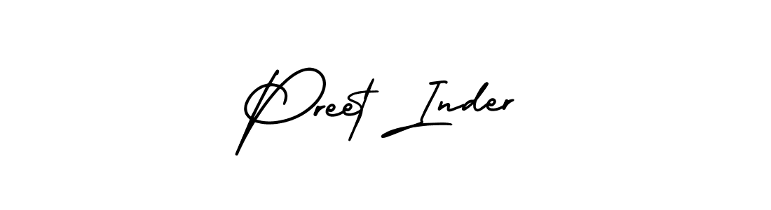 Create a beautiful signature design for name Preet Inder. With this signature (AmerikaSignatureDemo-Regular) fonts, you can make a handwritten signature for free. Preet Inder signature style 3 images and pictures png