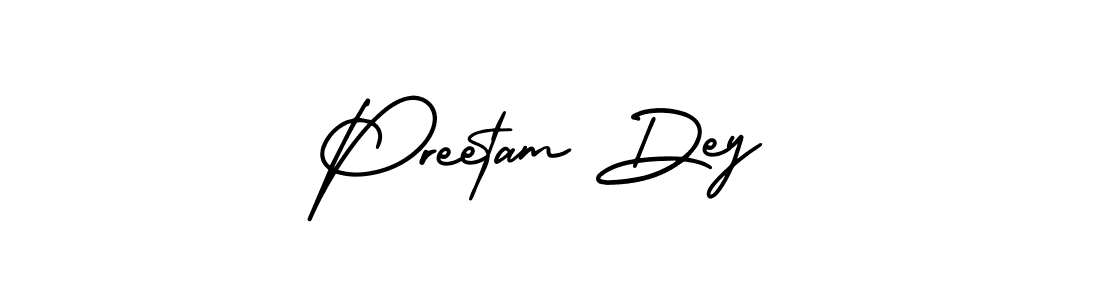 if you are searching for the best signature style for your name Preetam Dey. so please give up your signature search. here we have designed multiple signature styles  using AmerikaSignatureDemo-Regular. Preetam Dey signature style 3 images and pictures png