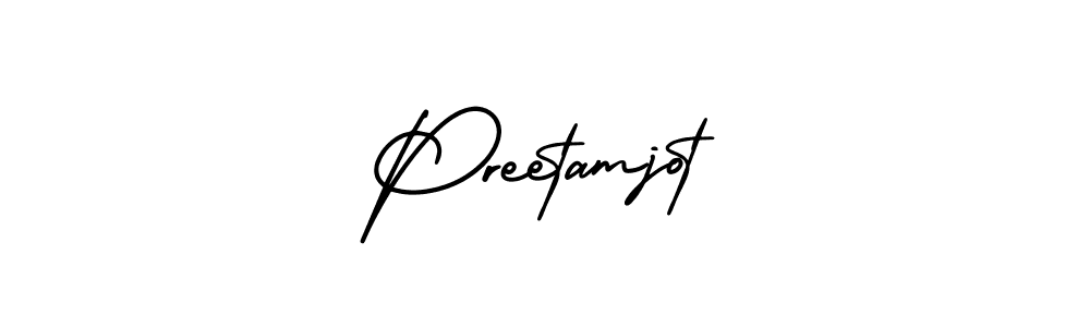 Use a signature maker to create a handwritten signature online. With this signature software, you can design (AmerikaSignatureDemo-Regular) your own signature for name Preetamjot. Preetamjot signature style 3 images and pictures png