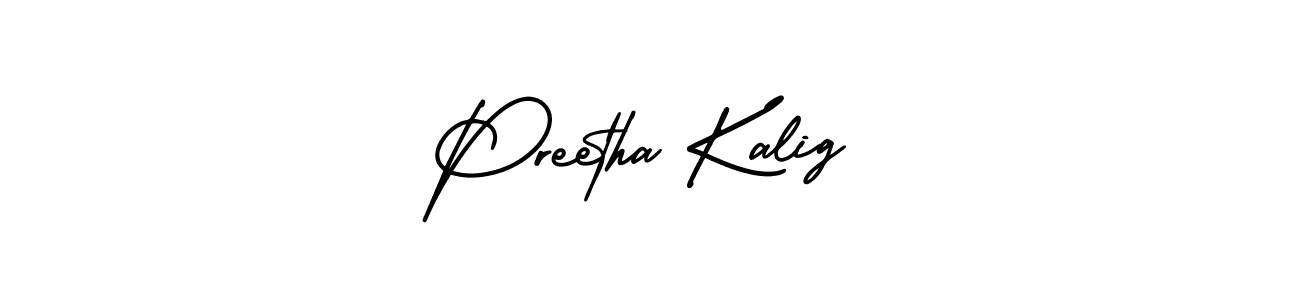 Make a short Preetha Kalig signature style. Manage your documents anywhere anytime using AmerikaSignatureDemo-Regular. Create and add eSignatures, submit forms, share and send files easily. Preetha Kalig signature style 3 images and pictures png