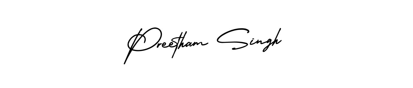 Also You can easily find your signature by using the search form. We will create Preetham Singh name handwritten signature images for you free of cost using AmerikaSignatureDemo-Regular sign style. Preetham Singh signature style 3 images and pictures png