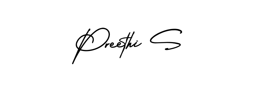 Best and Professional Signature Style for Preethi S. AmerikaSignatureDemo-Regular Best Signature Style Collection. Preethi S signature style 3 images and pictures png