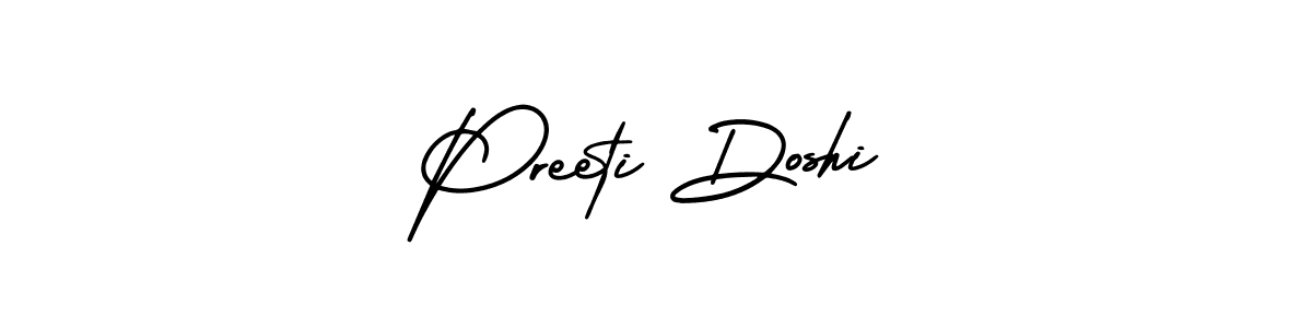 Make a short Preeti Doshi signature style. Manage your documents anywhere anytime using AmerikaSignatureDemo-Regular. Create and add eSignatures, submit forms, share and send files easily. Preeti Doshi signature style 3 images and pictures png
