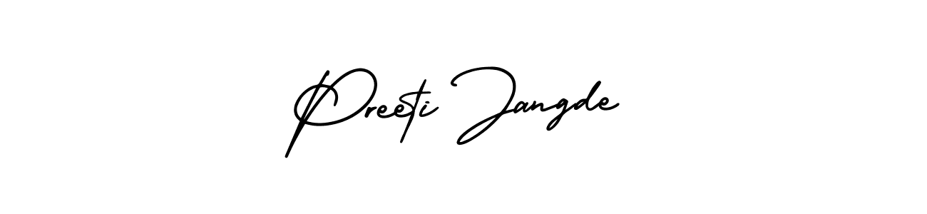 Also You can easily find your signature by using the search form. We will create Preeti Jangde name handwritten signature images for you free of cost using AmerikaSignatureDemo-Regular sign style. Preeti Jangde signature style 3 images and pictures png