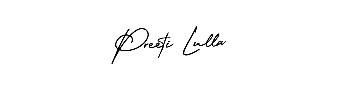 Best and Professional Signature Style for Preeti Lulla. AmerikaSignatureDemo-Regular Best Signature Style Collection. Preeti Lulla signature style 3 images and pictures png