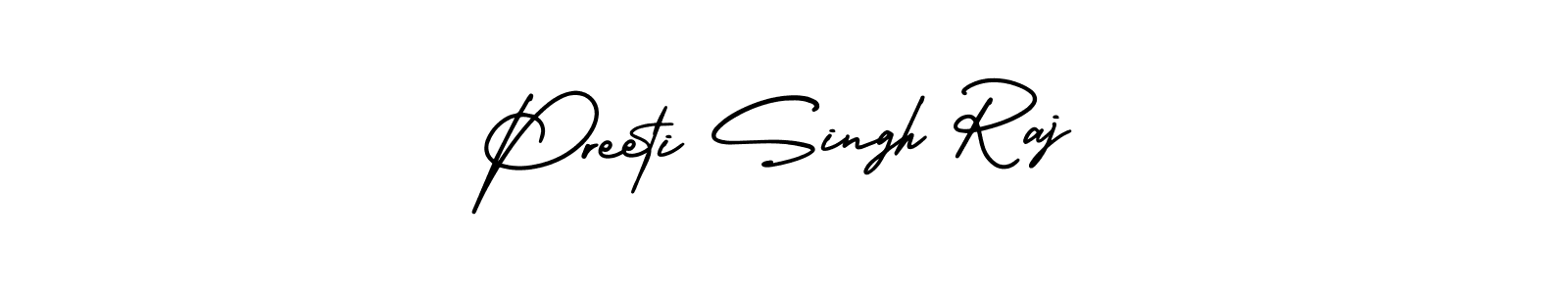 Create a beautiful signature design for name Preeti Singh Raj. With this signature (AmerikaSignatureDemo-Regular) fonts, you can make a handwritten signature for free. Preeti Singh Raj signature style 3 images and pictures png