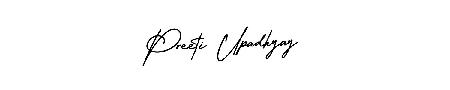 Similarly AmerikaSignatureDemo-Regular is the best handwritten signature design. Signature creator online .You can use it as an online autograph creator for name Preeti Upadhyay. Preeti Upadhyay signature style 3 images and pictures png