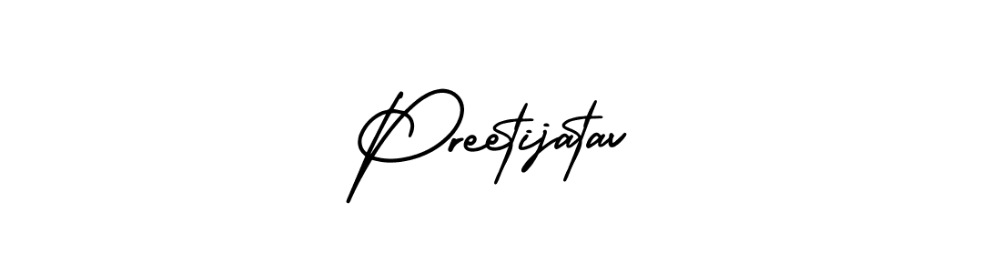 Use a signature maker to create a handwritten signature online. With this signature software, you can design (AmerikaSignatureDemo-Regular) your own signature for name Preetijatav. Preetijatav signature style 3 images and pictures png