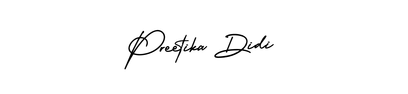 Best and Professional Signature Style for Preetika Didi. AmerikaSignatureDemo-Regular Best Signature Style Collection. Preetika Didi signature style 3 images and pictures png