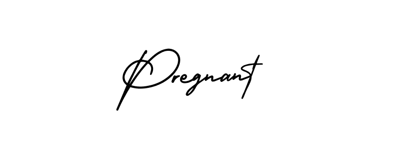 Create a beautiful signature design for name Pregnant. With this signature (AmerikaSignatureDemo-Regular) fonts, you can make a handwritten signature for free. Pregnant signature style 3 images and pictures png