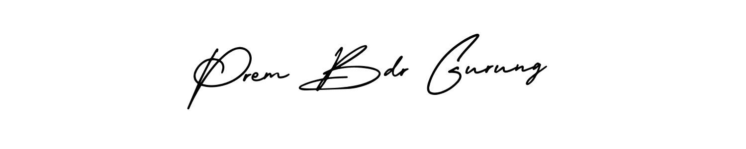 Also we have Prem Bdr Gurung name is the best signature style. Create professional handwritten signature collection using AmerikaSignatureDemo-Regular autograph style. Prem Bdr Gurung signature style 3 images and pictures png
