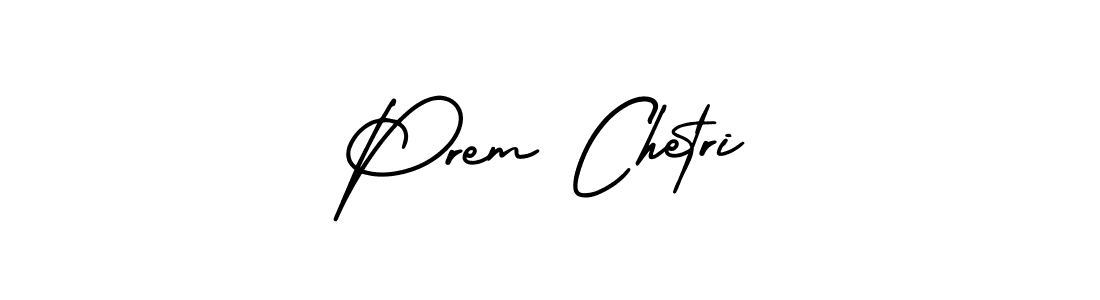 Design your own signature with our free online signature maker. With this signature software, you can create a handwritten (AmerikaSignatureDemo-Regular) signature for name Prem Chetri. Prem Chetri signature style 3 images and pictures png