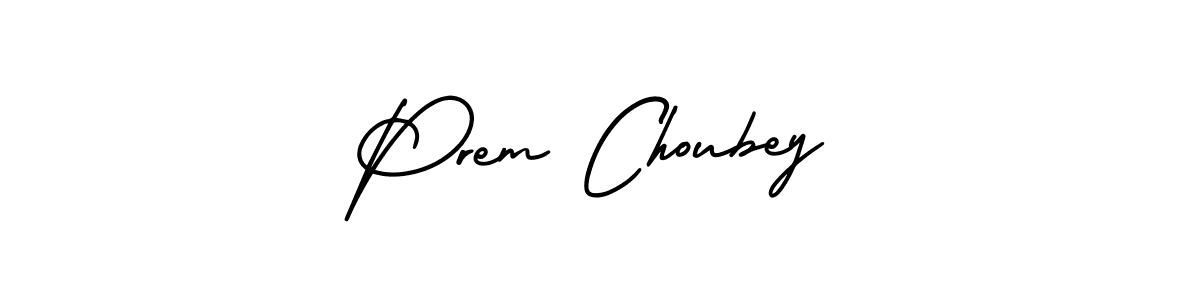 Make a beautiful signature design for name Prem Choubey. With this signature (AmerikaSignatureDemo-Regular) style, you can create a handwritten signature for free. Prem Choubey signature style 3 images and pictures png