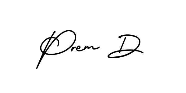 This is the best signature style for the Prem D name. Also you like these signature font (AmerikaSignatureDemo-Regular). Mix name signature. Prem D signature style 3 images and pictures png