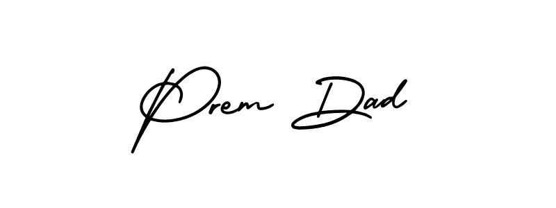 Make a short Prem Dad signature style. Manage your documents anywhere anytime using AmerikaSignatureDemo-Regular. Create and add eSignatures, submit forms, share and send files easily. Prem Dad signature style 3 images and pictures png