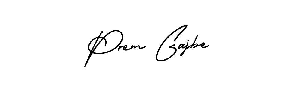 It looks lik you need a new signature style for name Prem Gajbe. Design unique handwritten (AmerikaSignatureDemo-Regular) signature with our free signature maker in just a few clicks. Prem Gajbe signature style 3 images and pictures png