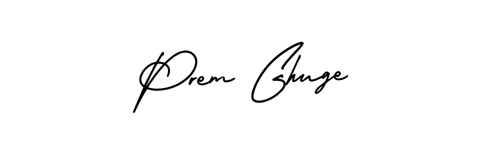 Also You can easily find your signature by using the search form. We will create Prem Ghuge name handwritten signature images for you free of cost using AmerikaSignatureDemo-Regular sign style. Prem Ghuge signature style 3 images and pictures png