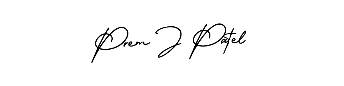 How to make Prem J Patel signature? AmerikaSignatureDemo-Regular is a professional autograph style. Create handwritten signature for Prem J Patel name. Prem J Patel signature style 3 images and pictures png