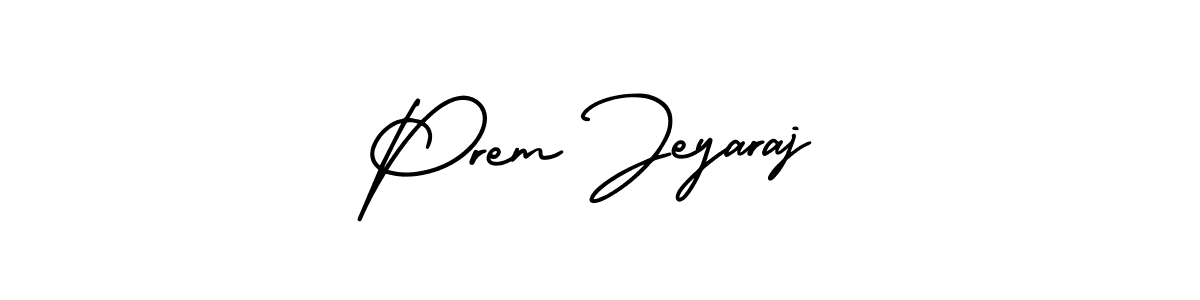 if you are searching for the best signature style for your name Prem Jeyaraj. so please give up your signature search. here we have designed multiple signature styles  using AmerikaSignatureDemo-Regular. Prem Jeyaraj signature style 3 images and pictures png