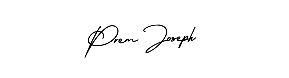 Make a beautiful signature design for name Prem Joseph. With this signature (AmerikaSignatureDemo-Regular) style, you can create a handwritten signature for free. Prem Joseph signature style 3 images and pictures png