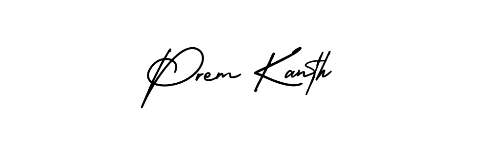 Make a beautiful signature design for name Prem Kanth. With this signature (AmerikaSignatureDemo-Regular) style, you can create a handwritten signature for free. Prem Kanth signature style 3 images and pictures png