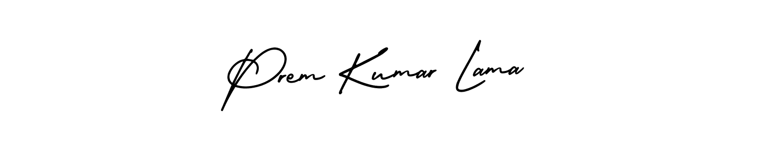 Make a short Prem Kumar Lama signature style. Manage your documents anywhere anytime using AmerikaSignatureDemo-Regular. Create and add eSignatures, submit forms, share and send files easily. Prem Kumar Lama signature style 3 images and pictures png