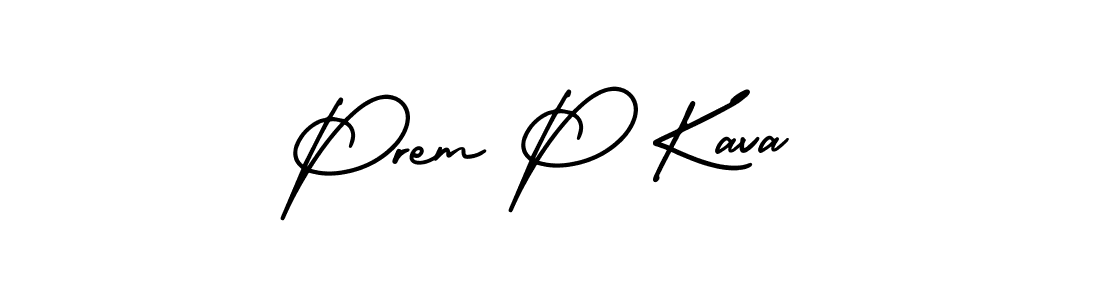 Make a beautiful signature design for name Prem P Kava. Use this online signature maker to create a handwritten signature for free. Prem P Kava signature style 3 images and pictures png