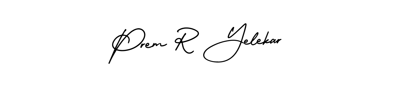 How to Draw Prem R Yelekar signature style? AmerikaSignatureDemo-Regular is a latest design signature styles for name Prem R Yelekar. Prem R Yelekar signature style 3 images and pictures png