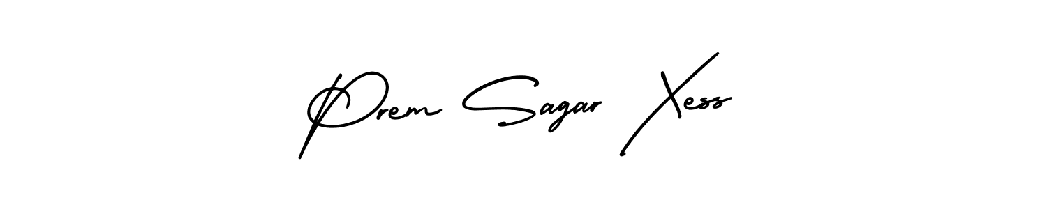 Design your own signature with our free online signature maker. With this signature software, you can create a handwritten (AmerikaSignatureDemo-Regular) signature for name Prem Sagar Xess. Prem Sagar Xess signature style 3 images and pictures png