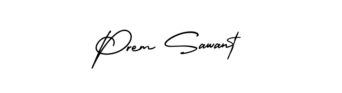 Best and Professional Signature Style for Prem Sawant. AmerikaSignatureDemo-Regular Best Signature Style Collection. Prem Sawant signature style 3 images and pictures png