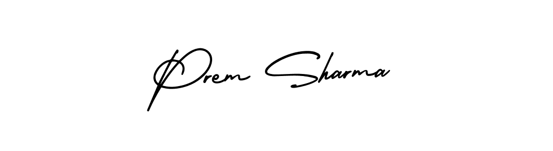 Also we have Prem Sharma name is the best signature style. Create professional handwritten signature collection using AmerikaSignatureDemo-Regular autograph style. Prem Sharma signature style 3 images and pictures png