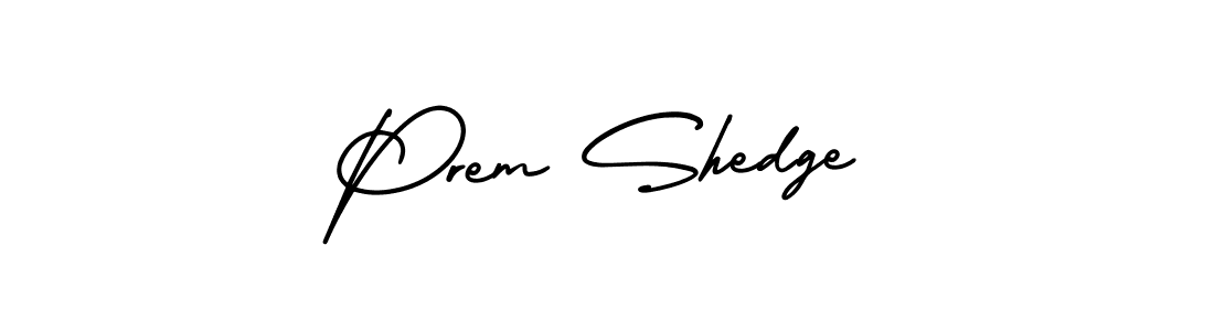 Make a beautiful signature design for name Prem Shedge. With this signature (AmerikaSignatureDemo-Regular) style, you can create a handwritten signature for free. Prem Shedge signature style 3 images and pictures png