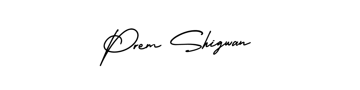 How to make Prem Shigwan signature? AmerikaSignatureDemo-Regular is a professional autograph style. Create handwritten signature for Prem Shigwan name. Prem Shigwan signature style 3 images and pictures png