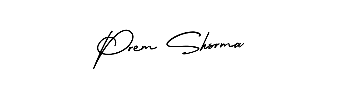 Prem Shsrma stylish signature style. Best Handwritten Sign (AmerikaSignatureDemo-Regular) for my name. Handwritten Signature Collection Ideas for my name Prem Shsrma. Prem Shsrma signature style 3 images and pictures png