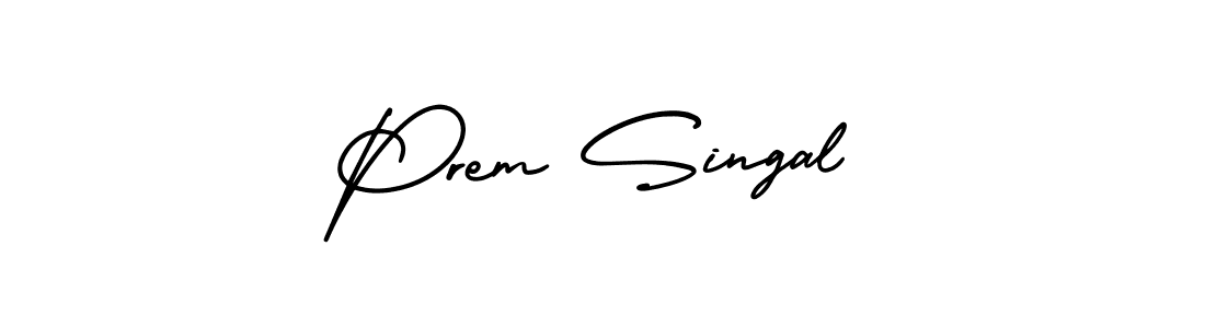 How to Draw Prem Singal signature style? AmerikaSignatureDemo-Regular is a latest design signature styles for name Prem Singal. Prem Singal signature style 3 images and pictures png