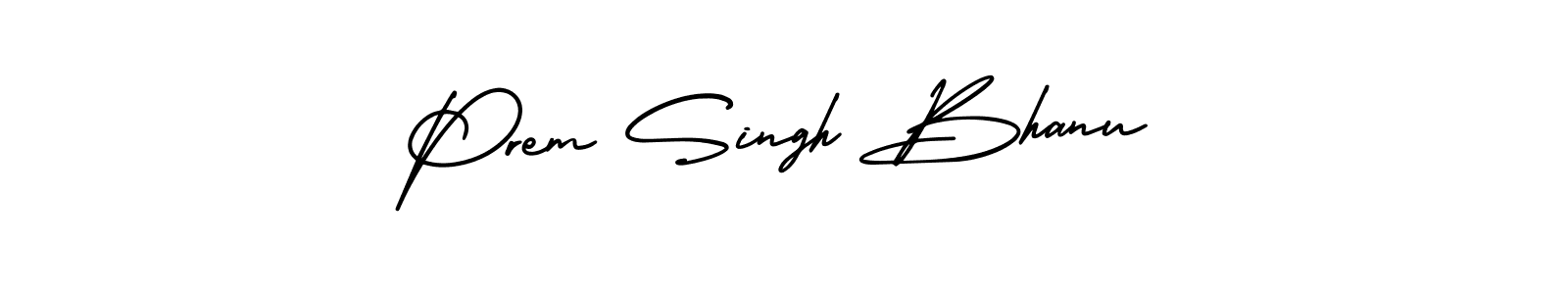 How to make Prem Singh Bhanu signature? AmerikaSignatureDemo-Regular is a professional autograph style. Create handwritten signature for Prem Singh Bhanu name. Prem Singh Bhanu signature style 3 images and pictures png