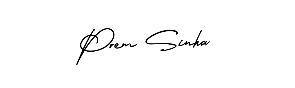 Prem Sinha stylish signature style. Best Handwritten Sign (AmerikaSignatureDemo-Regular) for my name. Handwritten Signature Collection Ideas for my name Prem Sinha. Prem Sinha signature style 3 images and pictures png