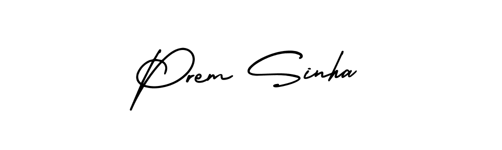 How to Draw Prem Sinha signature style? AmerikaSignatureDemo-Regular is a latest design signature styles for name Prem Sinha. Prem Sinha signature style 3 images and pictures png