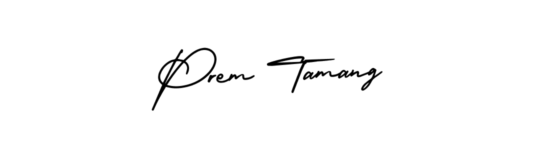 Make a beautiful signature design for name Prem Tamang. With this signature (AmerikaSignatureDemo-Regular) style, you can create a handwritten signature for free. Prem Tamang signature style 3 images and pictures png