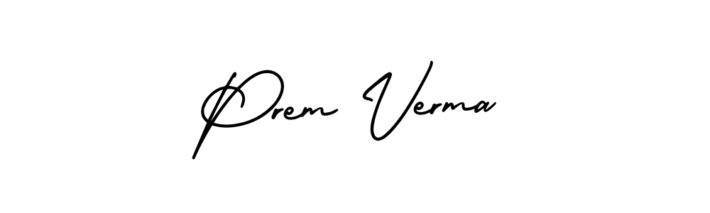 AmerikaSignatureDemo-Regular is a professional signature style that is perfect for those who want to add a touch of class to their signature. It is also a great choice for those who want to make their signature more unique. Get Prem Verma name to fancy signature for free. Prem Verma signature style 3 images and pictures png