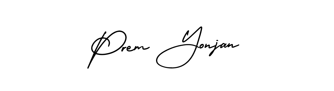 You can use this online signature creator to create a handwritten signature for the name Prem Yonjan. This is the best online autograph maker. Prem Yonjan signature style 3 images and pictures png