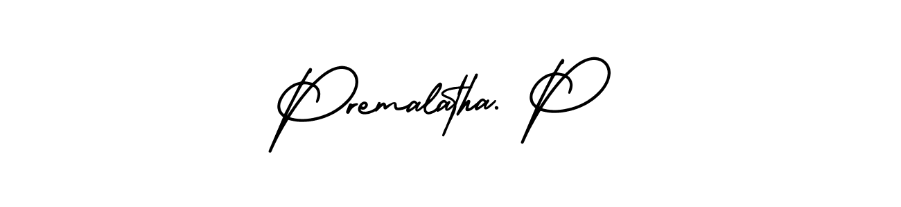 Similarly AmerikaSignatureDemo-Regular is the best handwritten signature design. Signature creator online .You can use it as an online autograph creator for name Premalatha. P. Premalatha. P signature style 3 images and pictures png